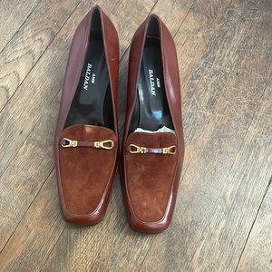 Leather and suede loafers brand new